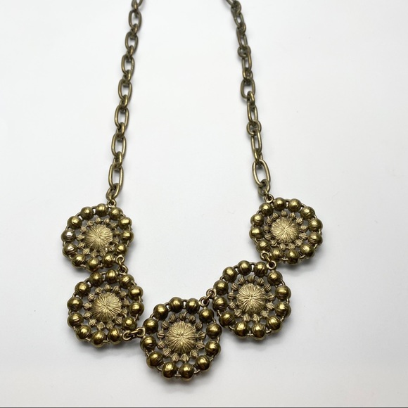 J. Crew Rhinestone statement necklace - Picture 3 of 8